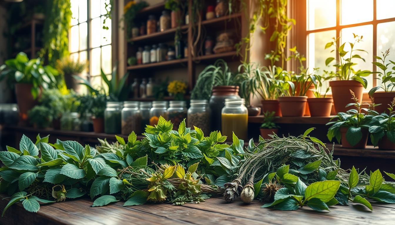 Natural healing herbs for wellness